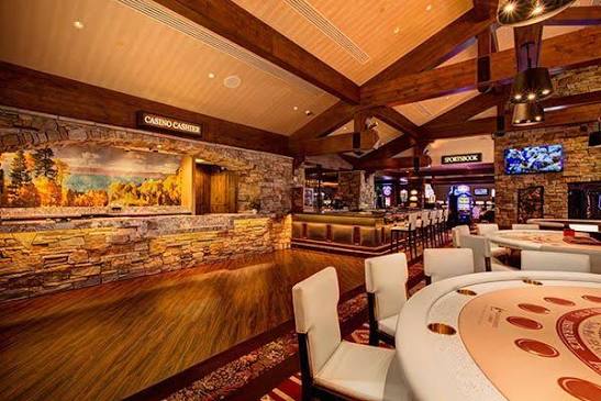 The interior of the restaurant